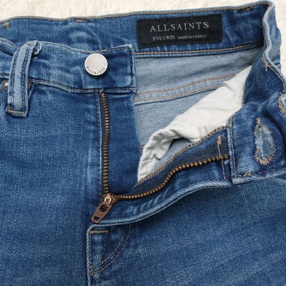 All Saints Eve Ankle Jeans, Size 25 - Picture 6 of 12